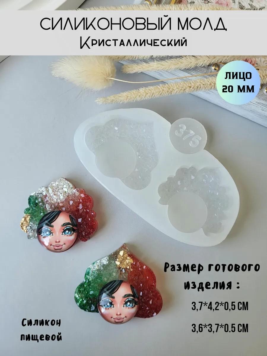Кристаллический силиконовый молд Матрёшки