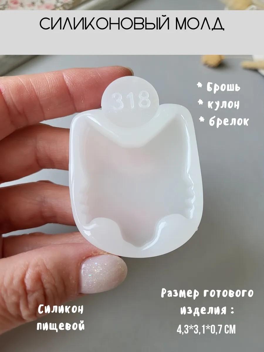 Силиконовый молд броши лиса